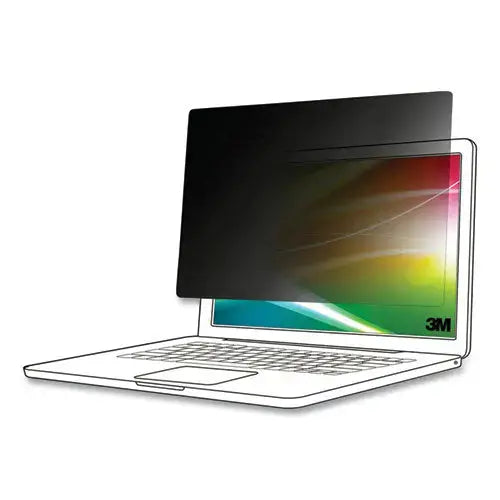3M 3M Bright Screen Privacy Filter for 15:6" Full Screen Widescreen, Fits Laptop/2-in-1, 16:9 Aspect Ra - BP156W9E