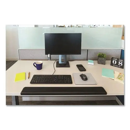 3M 3M Gel Wrist Rest for Standing Desks, 30.13 x 3.25, Black - WR200B