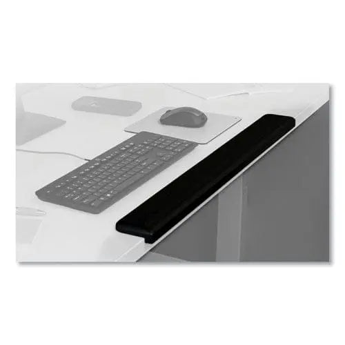 3M 3M Gel Wrist Rest for Standing Desks, 30.13 x 3.25, Black - WR200B
