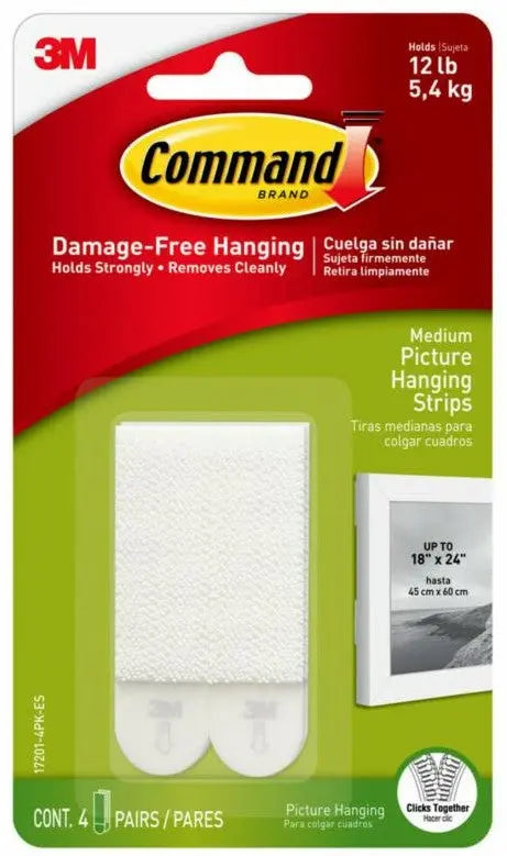 3M 3M Highland 17201-4PK-ES home storage hook Indoor Towel hook White 1 pc(s) - 17201-4PK-ES