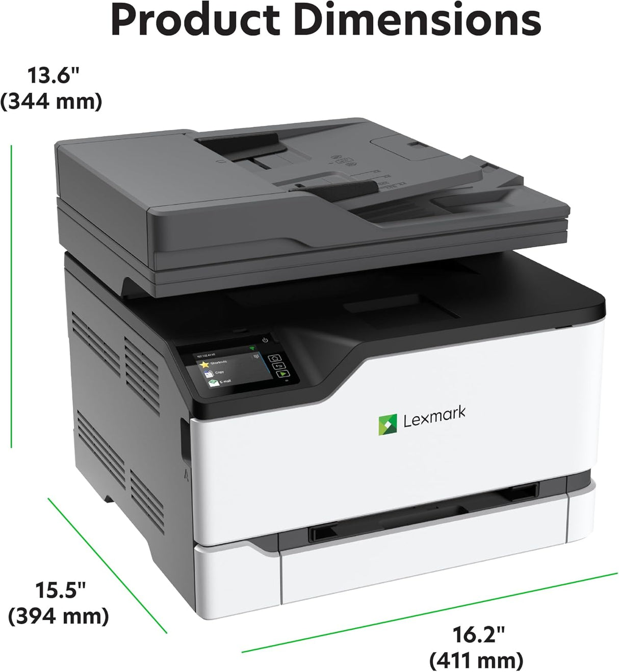 Lexmark CX331adwe Wireless Duplex Multifunction Color Laser Printer 40N9070