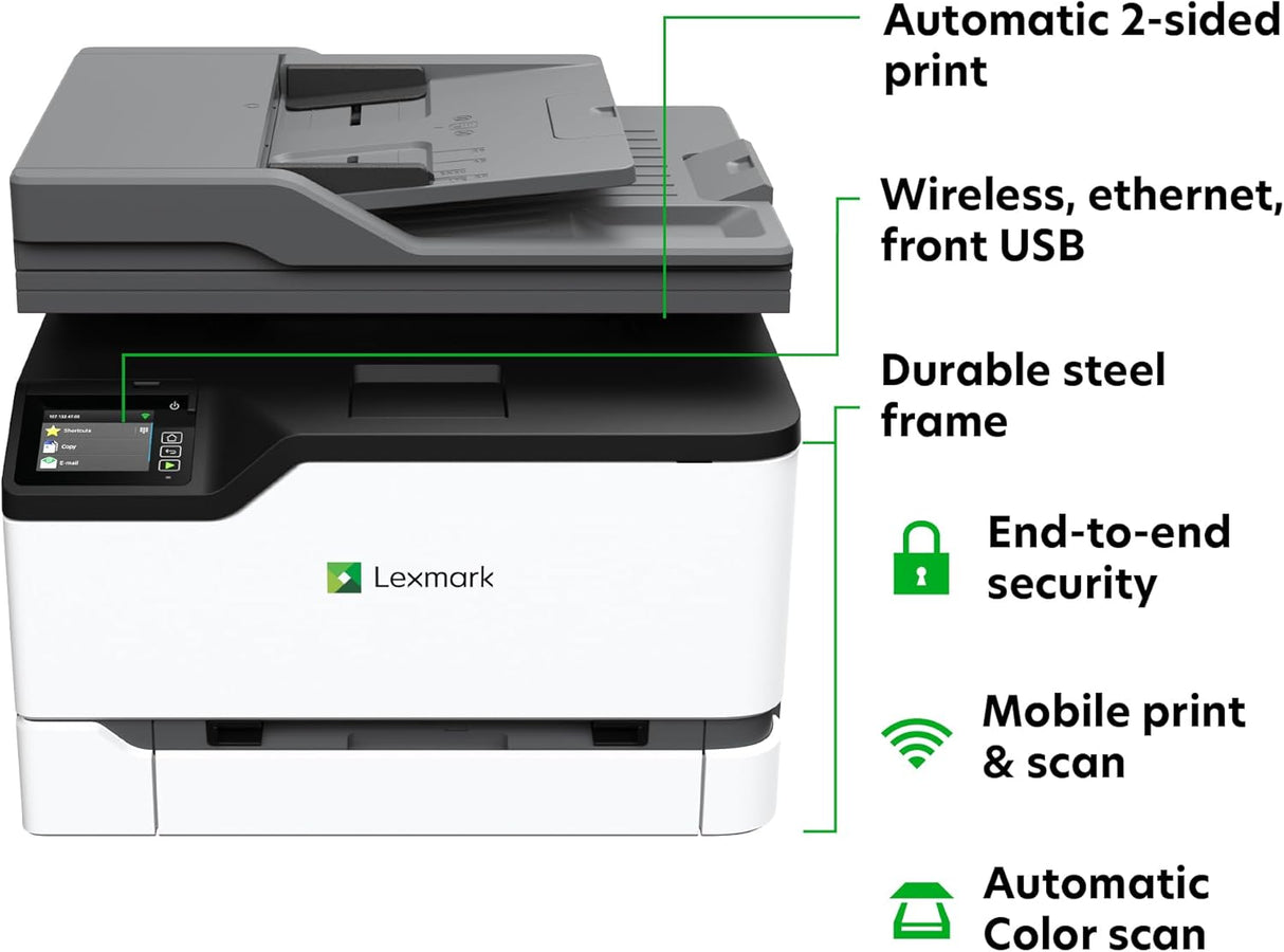 Lexmark CX331adwe Wireless Duplex Multifunction Color Laser Printer 40N9070