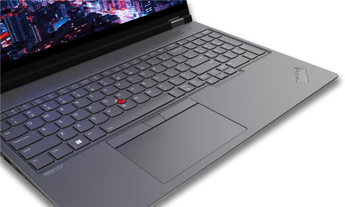 Lenovo ThinkPad P16 Mobile workstation 40.6 cm (16") WQXGA Intel® Core™ i7 i7-13700HX 32 GB DDR5-SDRAM 1 TB SSD NVIDIA RTX 4000 Wi-Fi 6E (802.11ax) Windows 11 Pro Grey, Black - 21FA002XUS