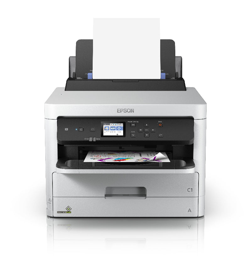 Epson printer on a white background