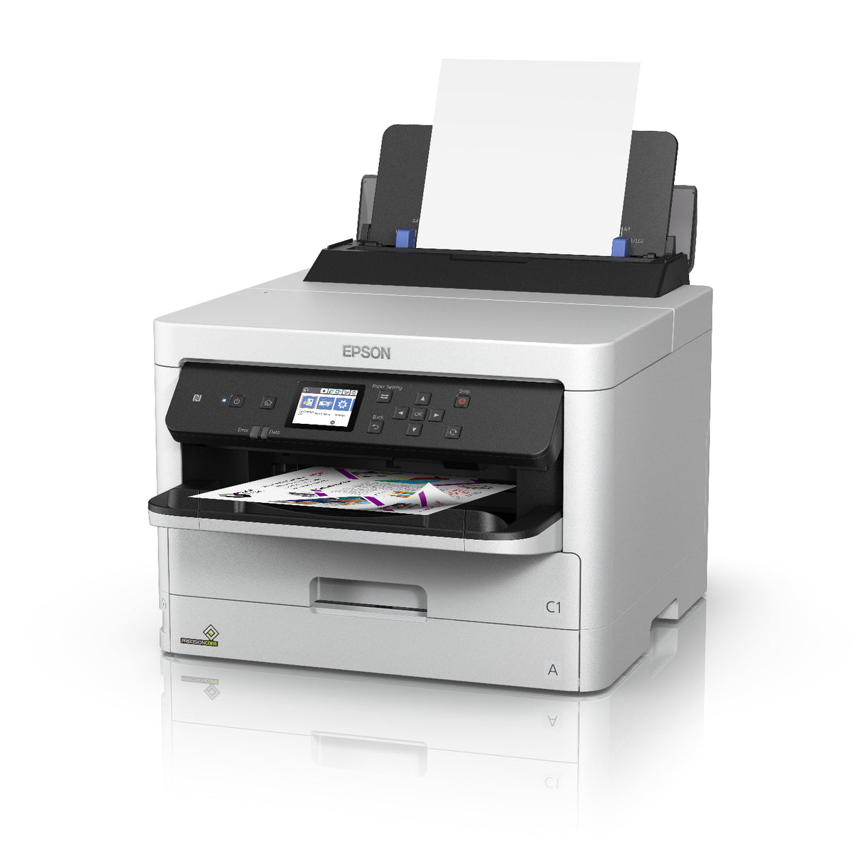 Epson printer on a white background