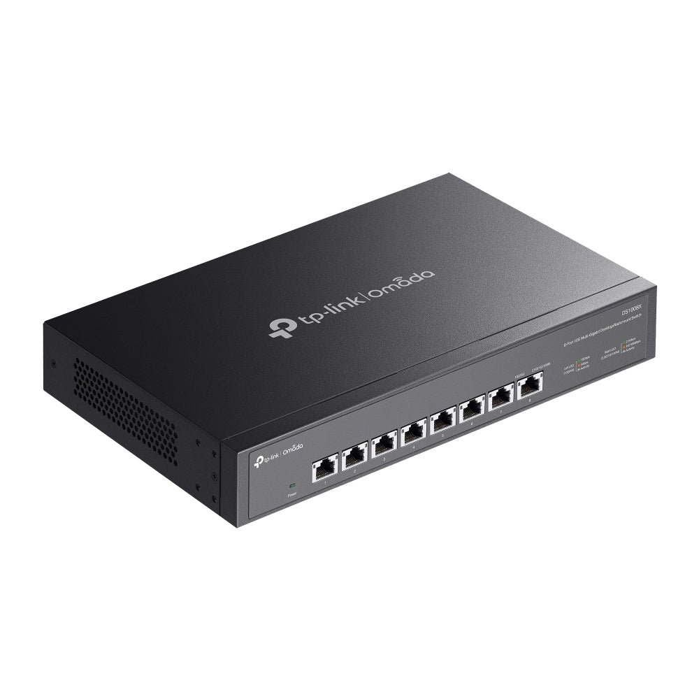 TP-Link Omada DS1008X network switch Unmanaged 10G Ethernet (100/1000/10000) 1U Black - DS1008X