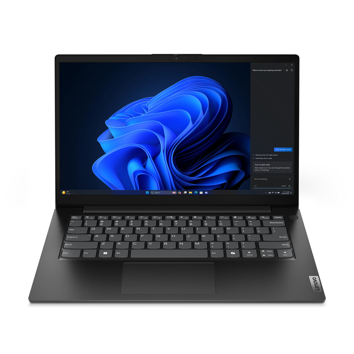 Lenovo V14 G5 IRL Intel Core 5 210H Laptop 35.6 cm (14") Full HD 8 GB DDR5-SDRAM 256 GB SSD Wi-Fi 6 (802.11ax) Windows 11 Pro English Black - 83HD0044US