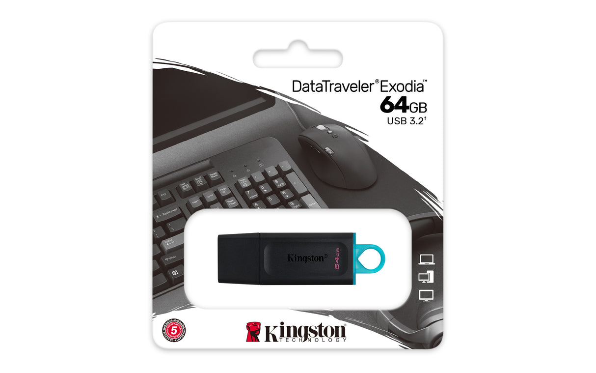 Kingston Technology DataTraveler Exodia - USB 3.2 Flash Drive - DTX/64GB