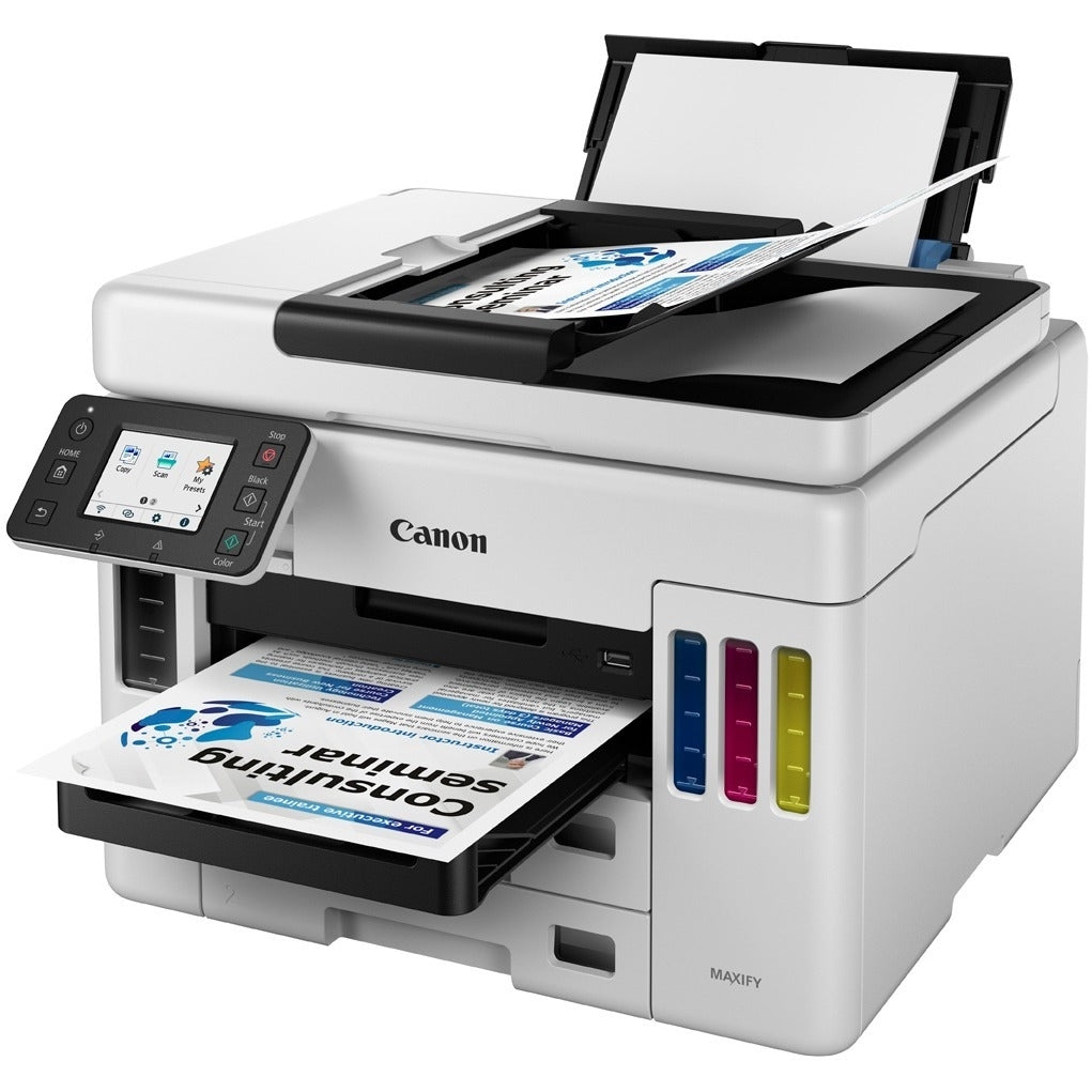 Canon MAXIFY GX6021 Wireless Inkjet Multifunction Printer - Color - Copier/Printer/Scanner - 1200 x  - 4470C037
