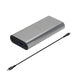 Targus APB080GLZ power bank 2500 mAh Silver, Black - APB080GLZ