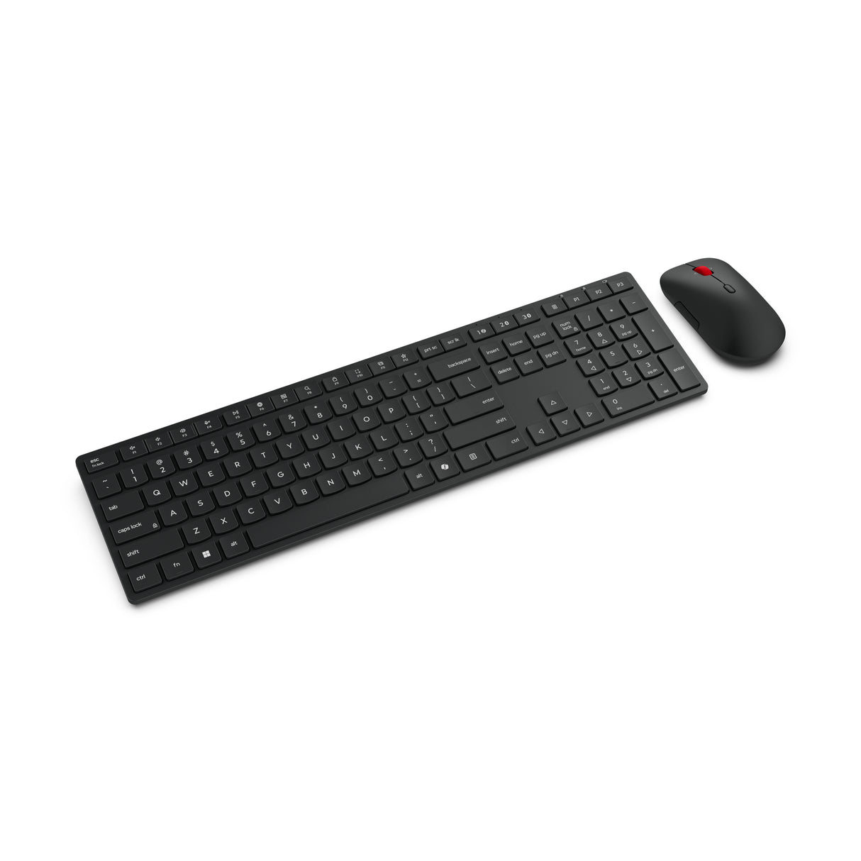 Lenovo 4X31S04810 keyboard Mouse included Office RF Wireless + Bluetooth US English Black - 4X31S04810