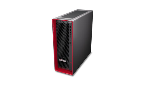 Lenovo ThinkStation P5 Tower Intel Xeon W w3-2425 32 GB DDR5-SDRAM 512 GB SSD NVIDIA Quadro T1000 Windows 11 Pro for Workstations Workstation Black, Red - 30GA0014US