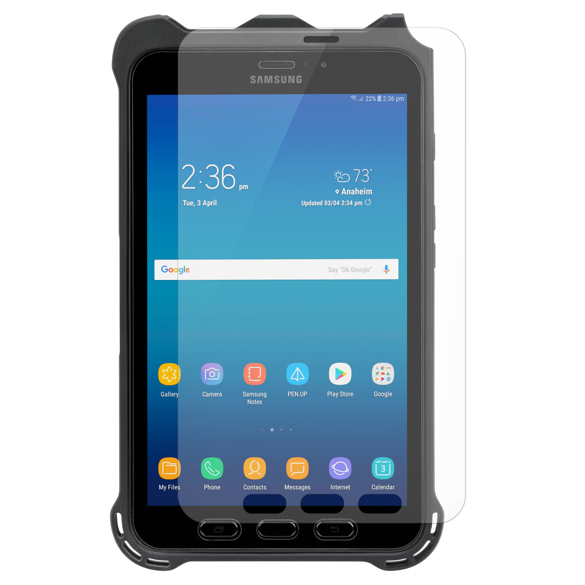 Targus AWV1308GLZ tablet screen protector Anti-glare screen protector Samsung 1 pc(s) - AWV1308GLZ