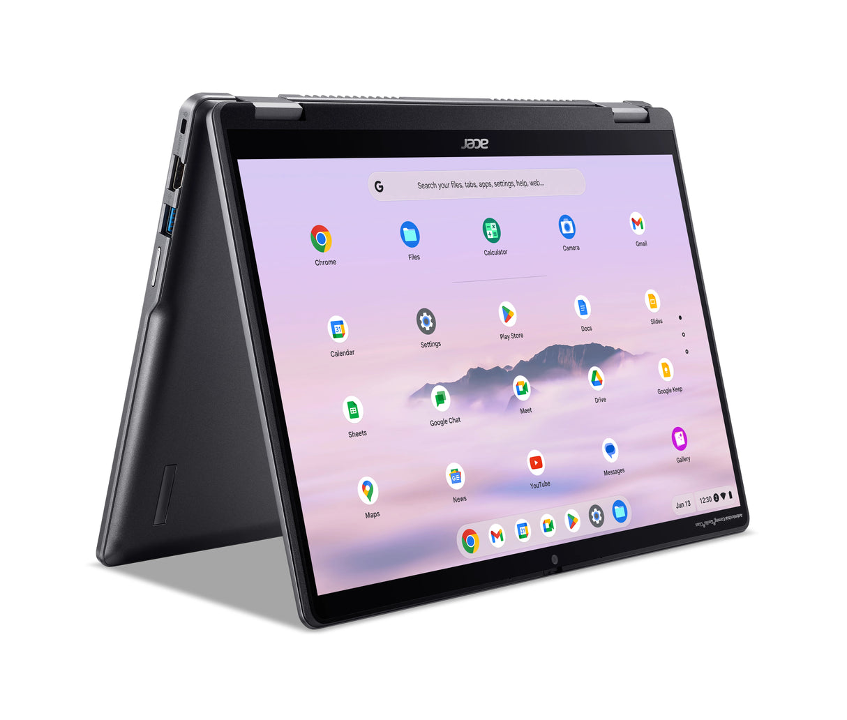 Acer Chromebook CPE594-1N-57ZJNA Intel Core 5 120U 35.6 cm (14") Touchscreen WUXGA 16 GB LPDDR5x-SDRAM 256 GB SSD Wi-Fi 6E (802.11ax) ChromeOS Grey - NX.JJ5AA.002