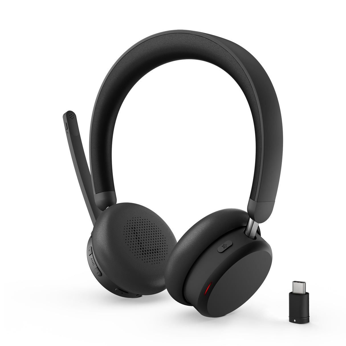 Lenovo 6550 Headset Wireless Head-band Office/Call center USB Type-C Bluetooth Black - 4XD1S19778 LENOVO