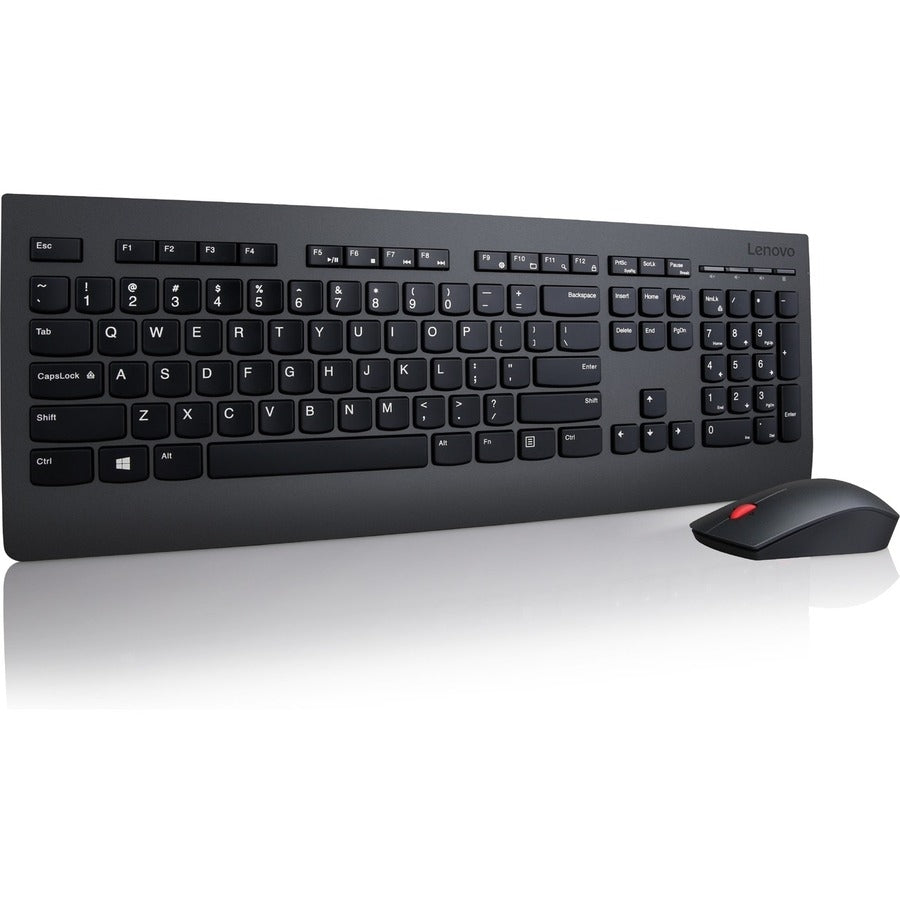 Lenovo 4X30H56796 keyboard Mouse included RF Wireless QWERTY US English Black - 4X30H56796 LENOVO