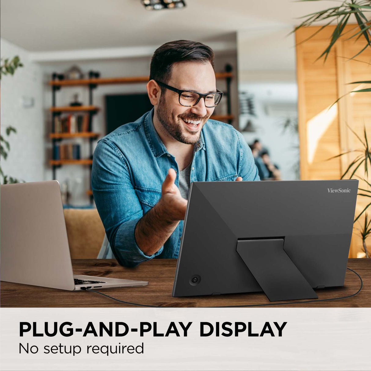 Viewsonic VA VA1653 computer monitor 39.6 cm (15.6") 1920 x 1080 pixels Full HD LED Black - VA1653
