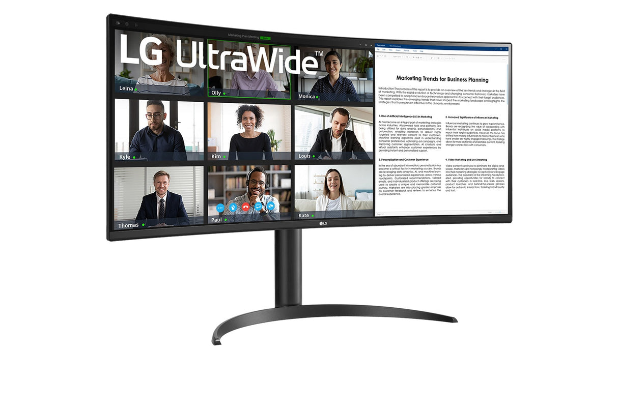 LG 34BR55QC-B computer monitor 86.4 cm (34") 3440 x 1440 pixels Wide Quad HD LCD Black - 34BR55QC-B
