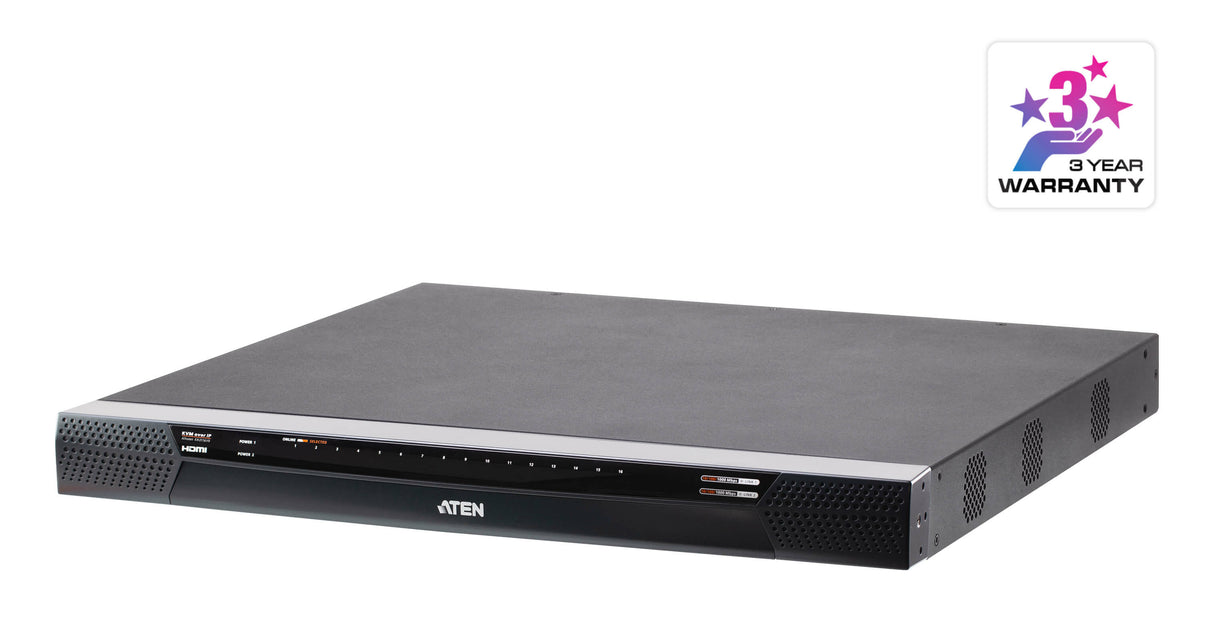 ATEN 16 Port KVM over IP switch, 2 IP users 1 Local User - KN2116VB
