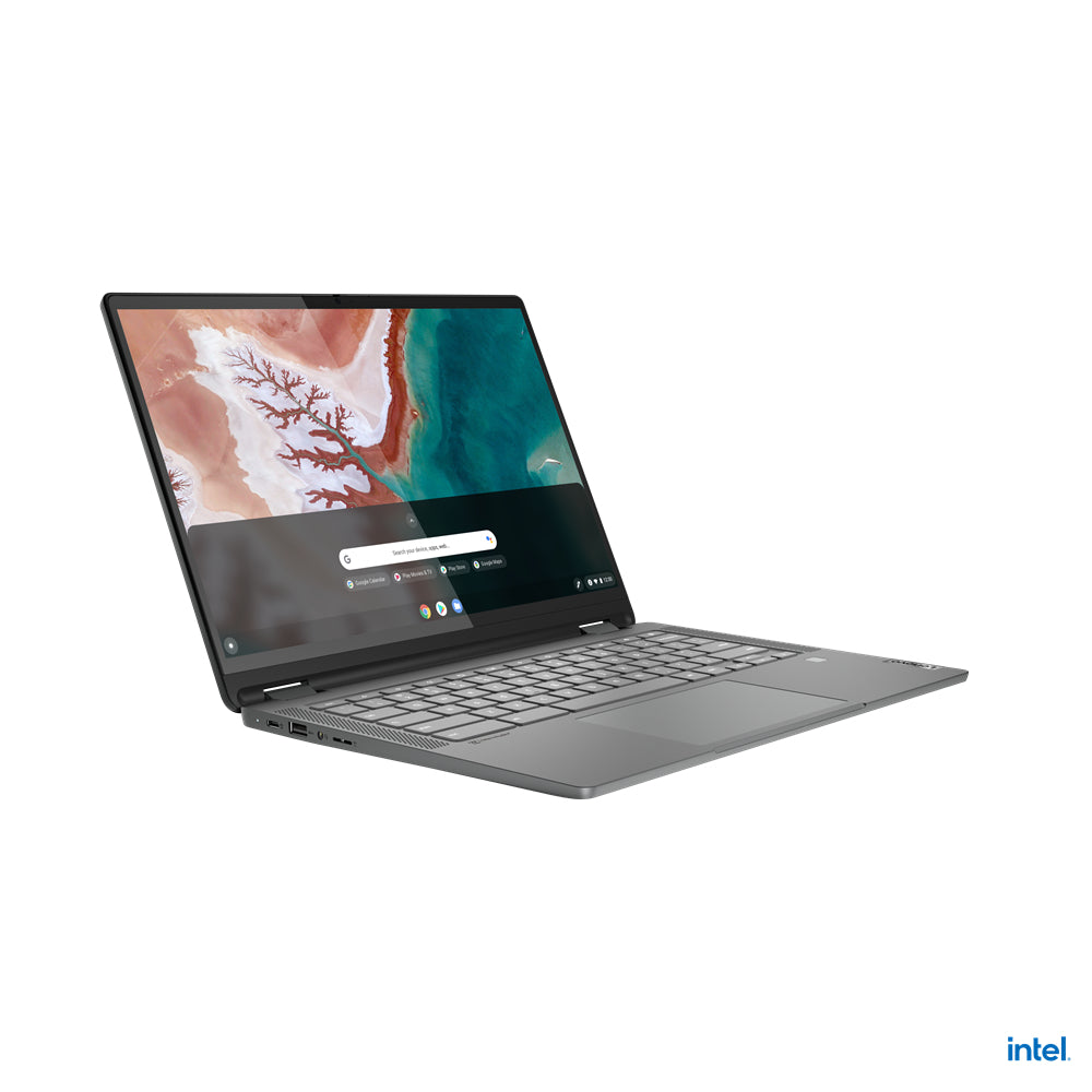 Lenovo Flex5 Chrome 14IAU Intel® Core™ i5 i5-1235U Chromebook 35.6 cm (14") Touchscreen WUXGA 8 GB LPDDR4x-SDRAM 256 GB SSD Wi-Fi 6E (802.11ax) ChromeOS US English Grey - 83AJ0000UX LENOVO
