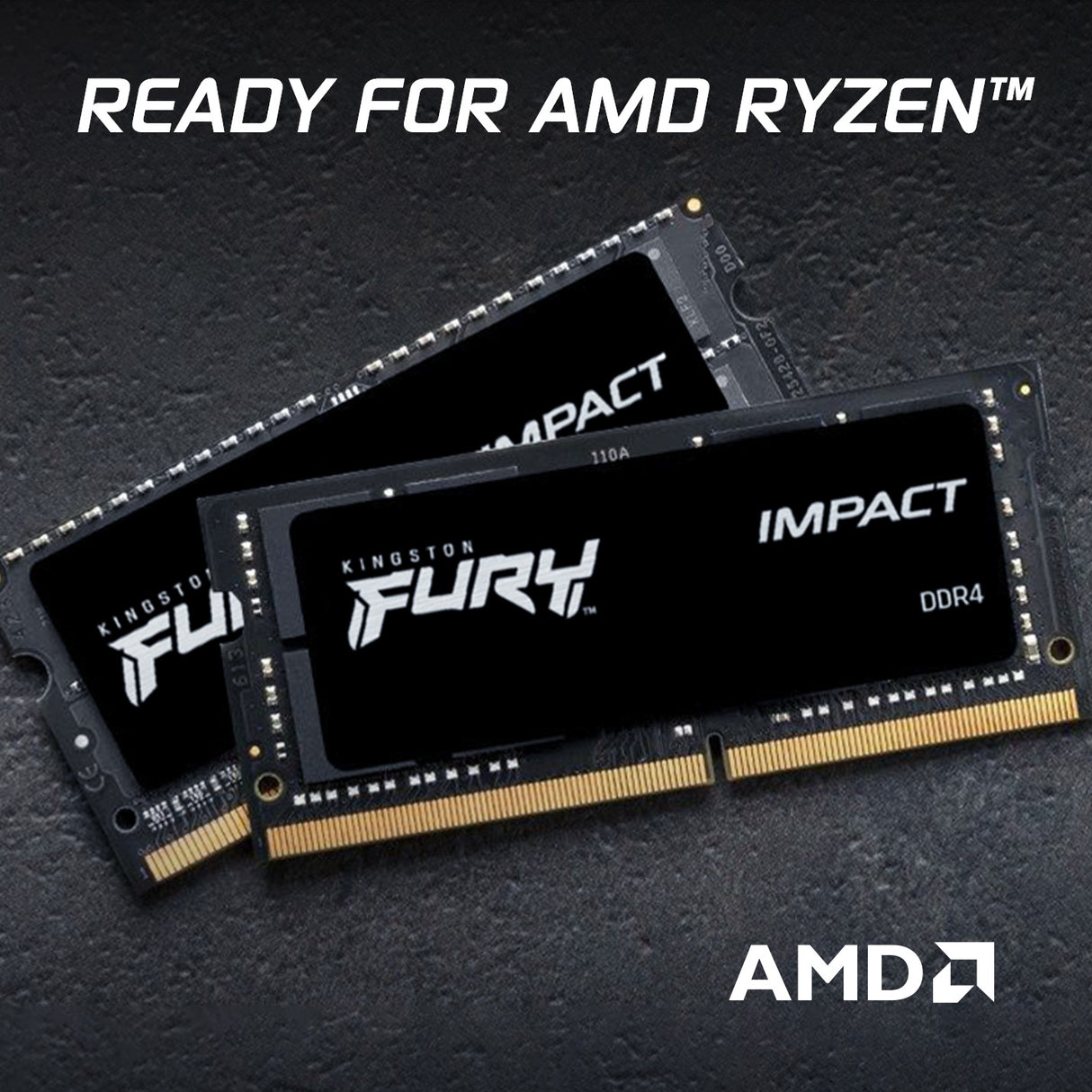 Kingston Technology FURY 32GB 3200MT/s DDR4 CL20 SODIMM (Kit of 2) Impact - KF432S20IBK2/32