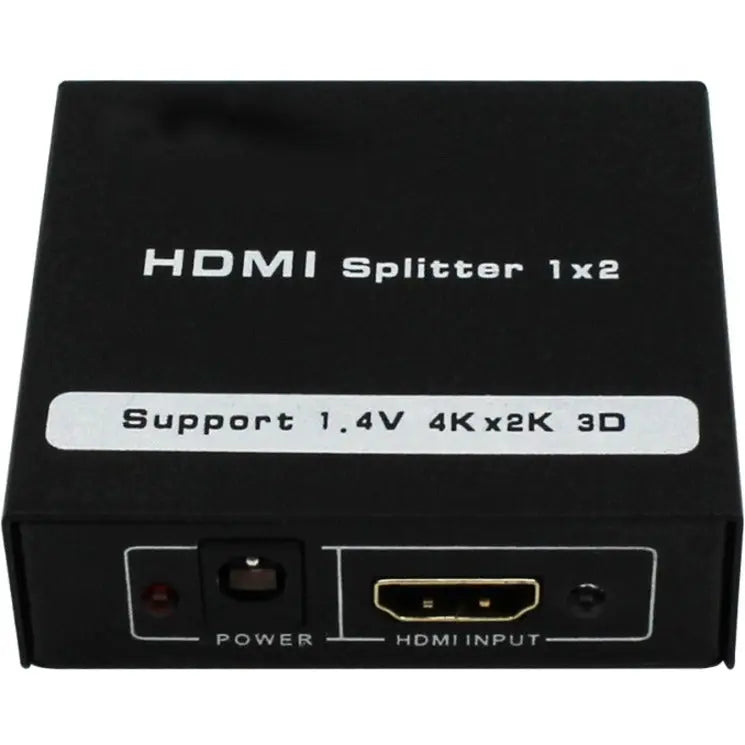 4XEM 4XEM 2 Port HDMI 4K Splitter - 3840 × 2160 - 340 MHzMaximum Video Bandwidth - 82.02 ft Maximum Operating Distance - 1 x HDMI In - 2 x HDMI Out - 4XHDMI24K2K