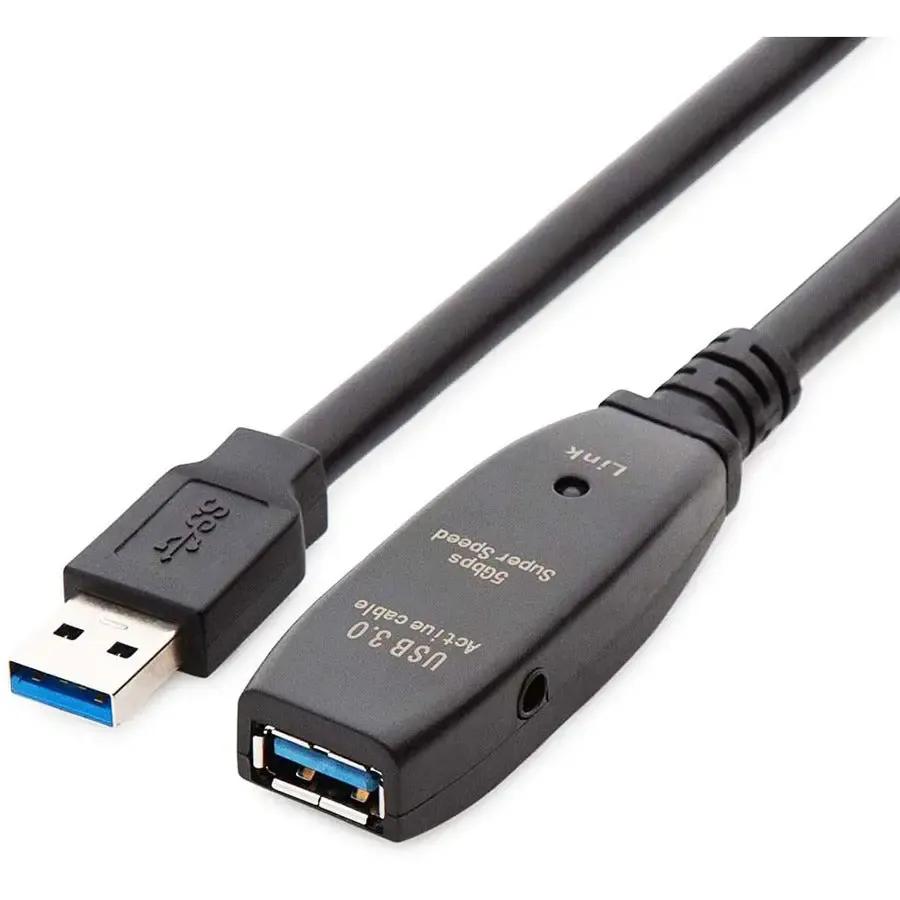 4XEM 4XEM 25M Active USB 3.0 DC power input Extension Cable - 82.02 ft USB Data Transfer Cable for Peripheral Device - First End: 1 x USB 3.0 Type A - Male - Second End: 1 x Powered USB 3.0 Type A - Female... - 4X3302A225M
