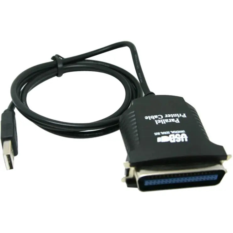 4XEM 4XEM 3FT USB To Parallel Cable - 3 ft Parallel/USB Data Transfer Cable for Printer, Scanner, Camera - First End: 1 x USB 2.0 Type A - Male - Second End: 1 x 36-pin Centronics - Male - Black - 4XUSB1284P