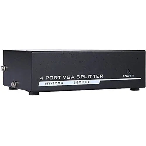 4XEM 4XEM 4-Port VGA Splitter 350 MHz - 350 MHz to 350 MHz - 2048 x 1536 - 213 ft Maximum Operating Distance - VGA In - VGA Out - 4XVGASP3504