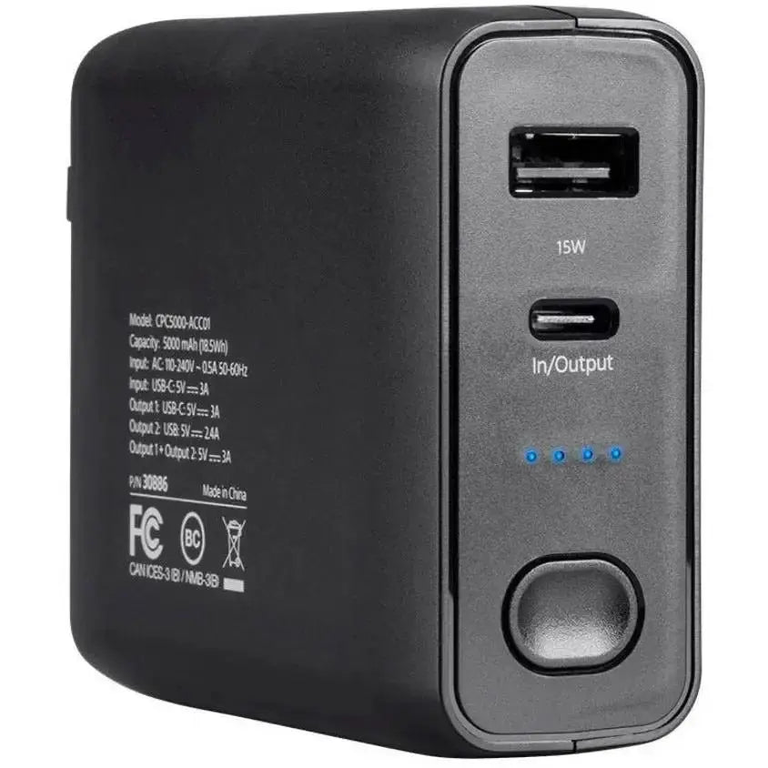 4XEM 4XEM 5000mAh Power Bank AC Portable mobile Charger Combo - 4XEM 5000mAh Power Bank AC Portable mobile Charger Combo - 4XCPC5000CHARGE