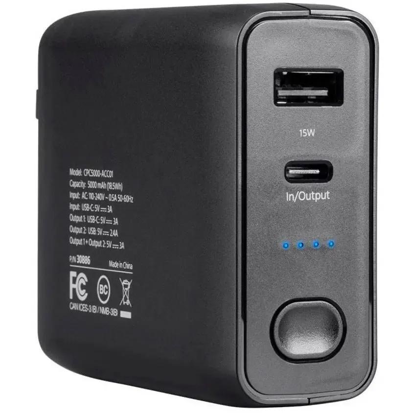 4XEM 4XEM 5000mAh Power Bank AC Portable mobile Charger Combo - 4XEM 5000mAh Power Bank AC Portable mobile Charger Combo - 4XCPC5000CHARGE