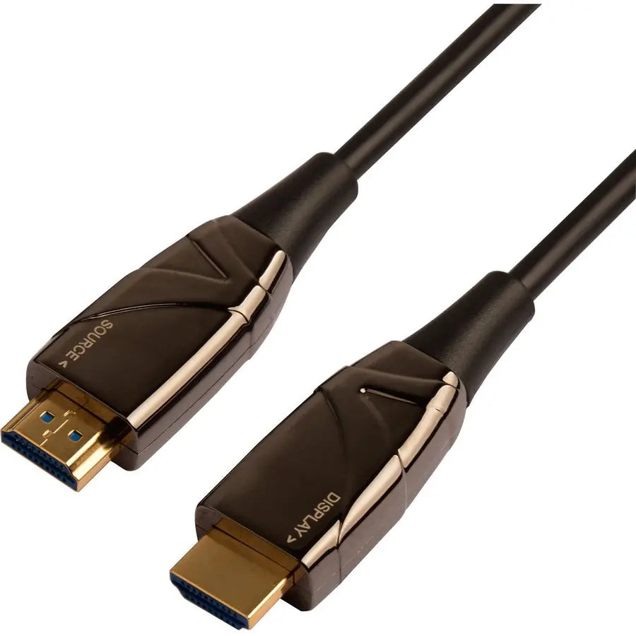 4XEM 4XEM 50M 165FT Active Optical Fiber 2.0 HDMI - 164.04 ft Fiber Optic A/V Cable for Audio/Video Device, Blu-ray Player, HDTV, DVD Player, Digital Video Recorder, Gaming Console, Projector - First End: ... - 4XFIBERHDMI50M