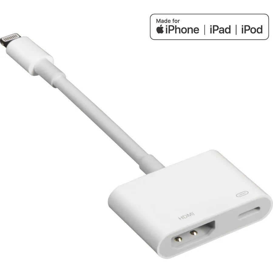 4XEM 4XEM 8 Pin Lightning to HDMI Digital AV Adapter for Apple iPhone/iPad/iPod - Lightning to HDMI digital AV adapter for Apple iPad, iPhone, iPod 1 x Lightning Male Proprietary Connector - 1 x HDMI femal... - 4XLIGHTNINGHDMI