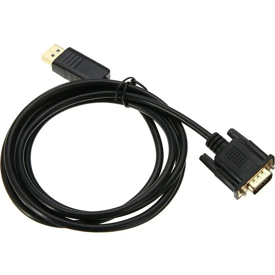 4XEM 4XEM DisplayPort To VGA Adapter Cable - 1 ft DisplayPort/VGA Video Cable Adapter for Video Device, Monitor, Projector, Notebook, PC, Desktop Computer - First End: 1 x 20-pin DisplayPort Digital Audio/... - 4XDPVGA1FT