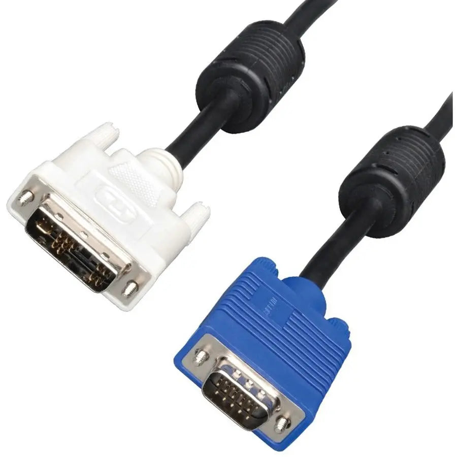 4XEM 4XEM DVI to VGA Video Cable - 3 feet - DVI/VGA for Video Device - 3 ft - 1 x DVI Male Video - 1 x HD-15 Male VGA - Gold Plated Connector - Gold-flash Plated Contact - 4XDVIVGA3FT