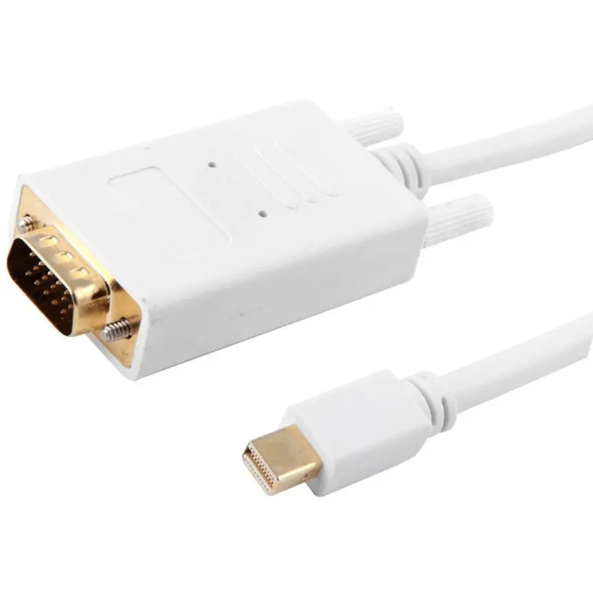 4XEM 4XEM High Speed DisplayPort to VGA Adapter Cable - 10 ft Mini DisplayPort/VGA Video Cable for Video Device, Monitor, TV, MacBook, MacBook Pro, MacBook Air, Projector - First End: 1 x 15-pin HD-15 - Ma... - 4XMDPVGA10