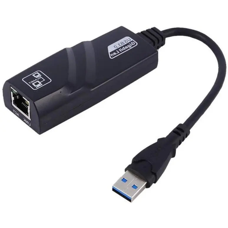 4XEM 4XEM USB 3.0 To Gigabit Ethernet Adapter - USB 3.0 - 1 Port(s) - 1 x Network (RJ-45) - Twisted Pair - 10/100/1000Base-T - Portable - 4XUSB3GIGNET