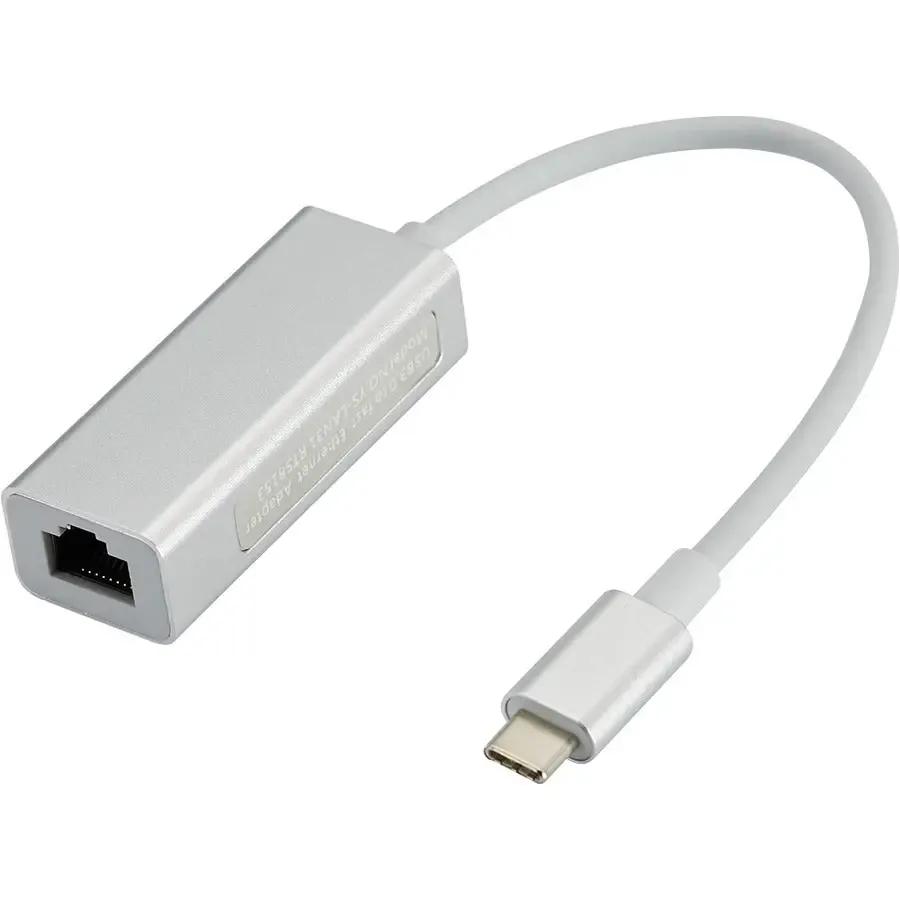 4XEM 4XEM USB-C to Ethernet Adapter - USB-C to Ethernet adapter for Device, mobile, PC, MAC - 1 x USB-C Male - 1 x Female Ethernet RJ45 - White - 4XUSBCETHERNET