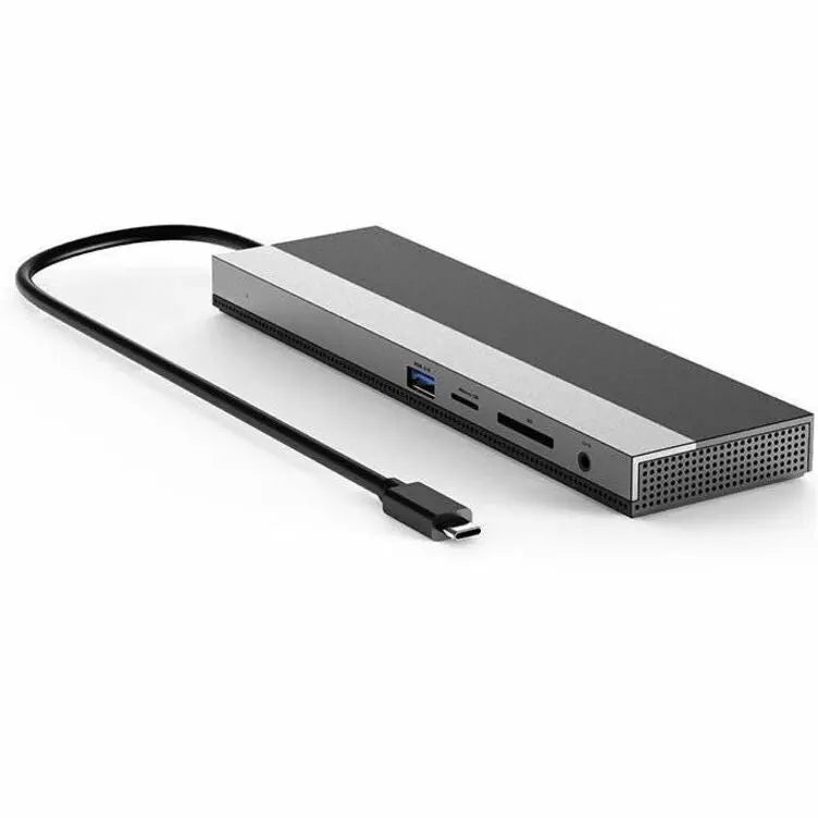 4XEM 4XEM USB-C Triple Display 4K Docking Station with Power Delivery (1 VGA/HDMI/DP - USB Type C - 2 x USB 2.0 - 2 x USB 3.0 - USB Type-C - Network (RJ-45) - HDMI - VGA - DisplayPort - Wired - 4XUMD04