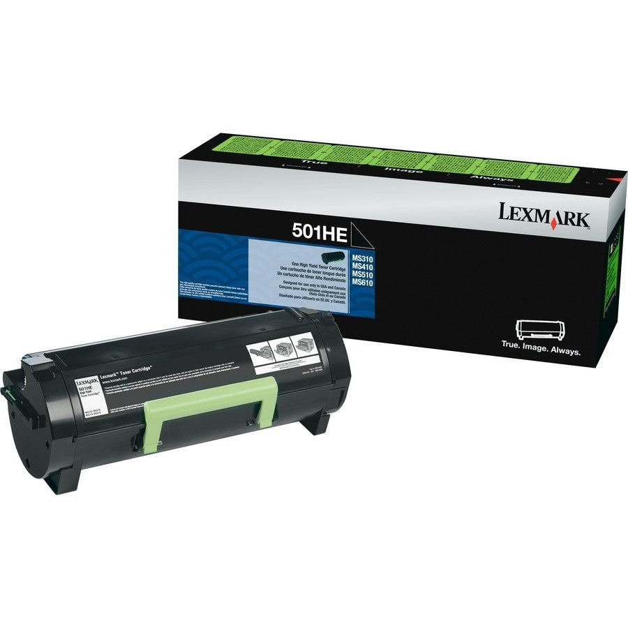 Lexmark Black Toner Cartridge High Yield 5,000 Pages 50F1H0E Lexmark