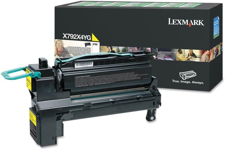Lexmark Yellow Toner Cartridge Return Program Extra High Yield 20,000 Pages - X792X4YG LEXMARK