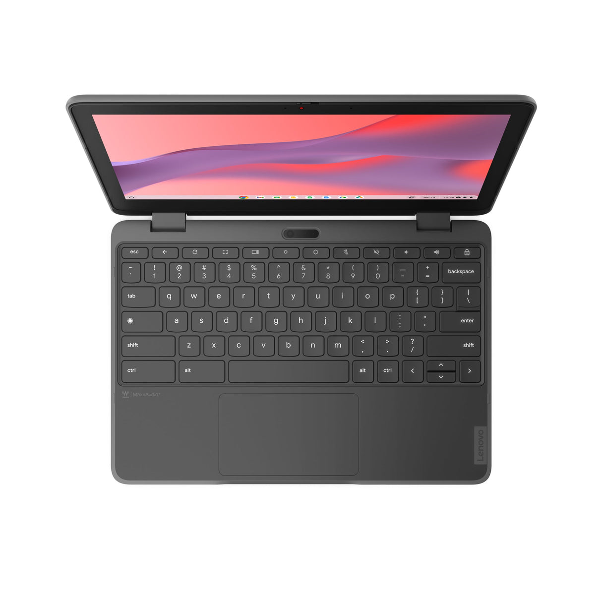 Lenovo 300e Yoga Chromebook Gen 4 MediaTek Kompanio 520 29.5 cm (11.6") Touchscreen HD 4 GB LPDDR4x-SDRAM 32 GB eMMC Wi-Fi 6 (802.11ax) ChromeOS English Grey - 82W2002GUS LENOVO