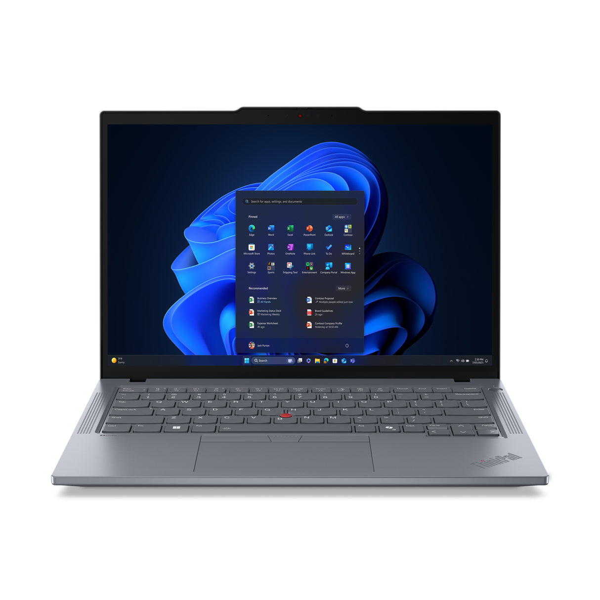 Lenovo ThinkPad T14 Gen 6 (Intel) Intel Core Ultra 5 225U Laptop 35.6 cm (14") WUXGA 16 GB DDR5-SDRAM 256 GB SSD Wi-Fi 6E (802.11ax) Windows 11 Pro Grey - 21QC001XUS LENOVO