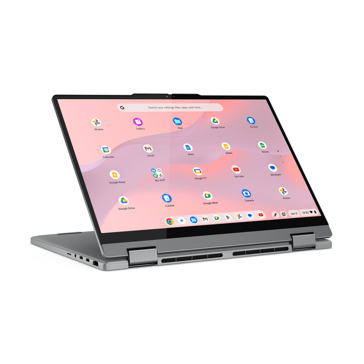 Lenovo Chrome 2in1 14IRU10 Intel Core 7 250U Chromebook 35.6 cm (14") Touchscreen WUXGA 16 GB 512 GB SSD Wi-Fi 6E (802.11ax) ChromeOS Grey - 83LL000GUS