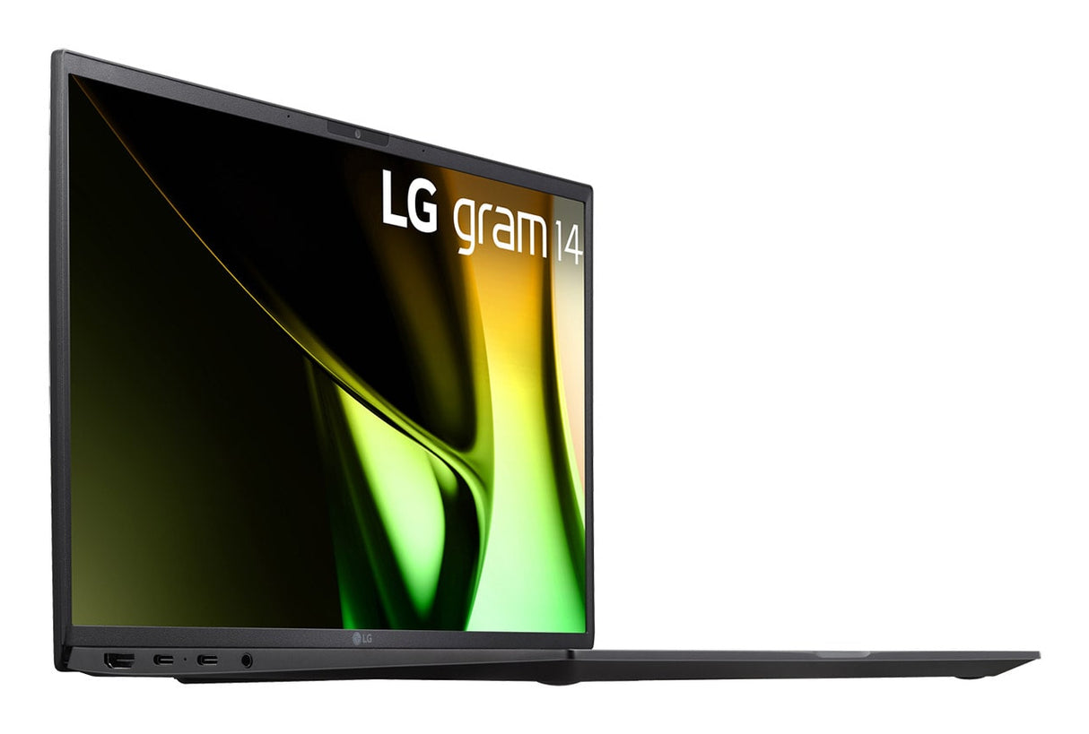 LG Gram 14Z90S Intel Core Ultra 7 155H Laptop 35.6 cm (14") WUXGA 16 GB LPDDR5x-SDRAM 512 GB SSD Wi-Fi 6E (802.11ax) Windows 11 Pro US English Black - 14Z90S-V.APB5U1 LG