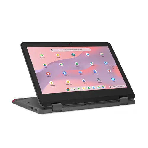 Lenovo 300e Yoga Chromebook 29.5 cm (11.6") Touchscreen HD MediaTek Kompanio 520 4 GB LPDDR4x-SDRAM 32 GB eMMC Wi-Fi 6 (802.11ax) ChromeOS Grey - 82W20003US - eCommerce Business Prime