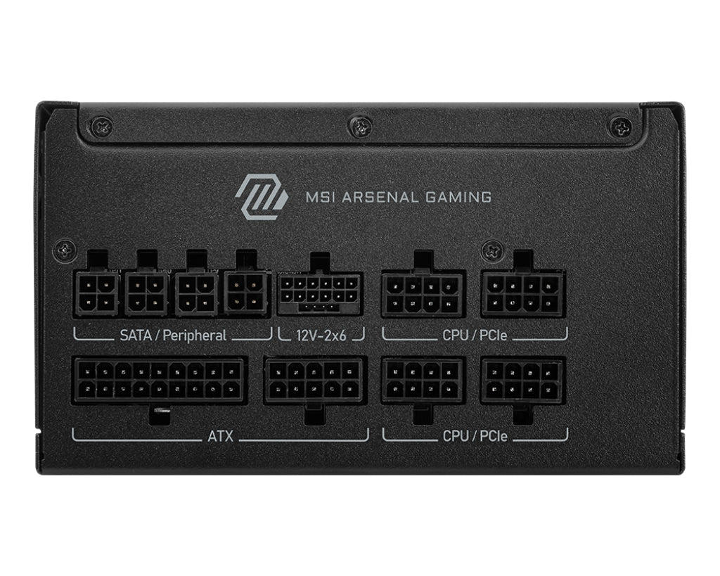 MSI MAG A850GLS PCIE5 power supply unit 850 W 24-pin ATX ATX Black - MAGA850GLSPCIE5