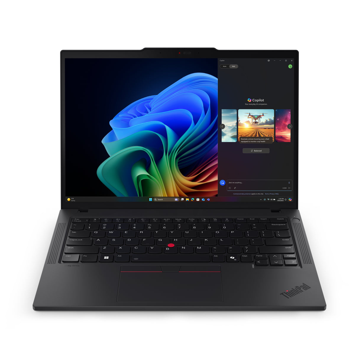 Lenovo ThinkPad T14 Gen 6 (AMD) Copilot+ PC AMD Ryzen™ 7 PRO 350 Laptop 35.6 cm (14") WUXGA 16 GB DDR5-SDRAM 512 GB SSD Wi-Fi 7 (802.11be) Windows 11 Pro English Black - 21QJ00CSUS LENOVO