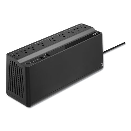 APC Smart-UPS 850 VA Battery Backup System, 9 Outlets, 120 VA, 354 J - BE850G2