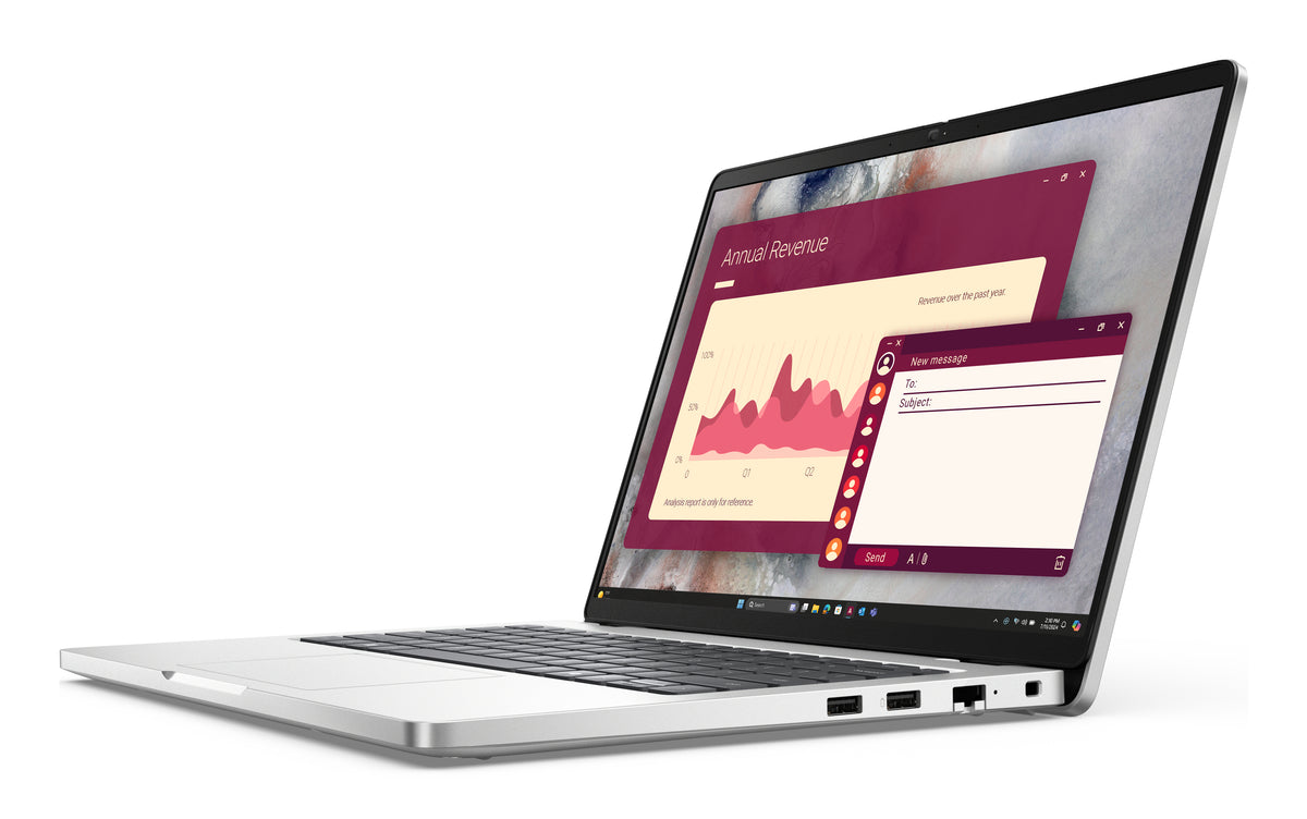 DELL Pro 14 PC14250 Intel Core Ultra 7 265U Laptop 35.6 cm (14") Full HD+ 32 GB DDR5-SDRAM 512 GB SSD Wi-Fi 6E (802.11ax) Windows 11 Pro US English Silver, Platinum - K5GJ3
